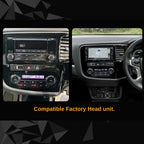 Mitsubishi Outlander Apple Carplay / Android Auto 9" Stereo Upgrade 2012-21