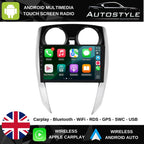 Nissan Note 2 Apple Carplay / Android Auto 10" Stereo Upgrade 2012-2020