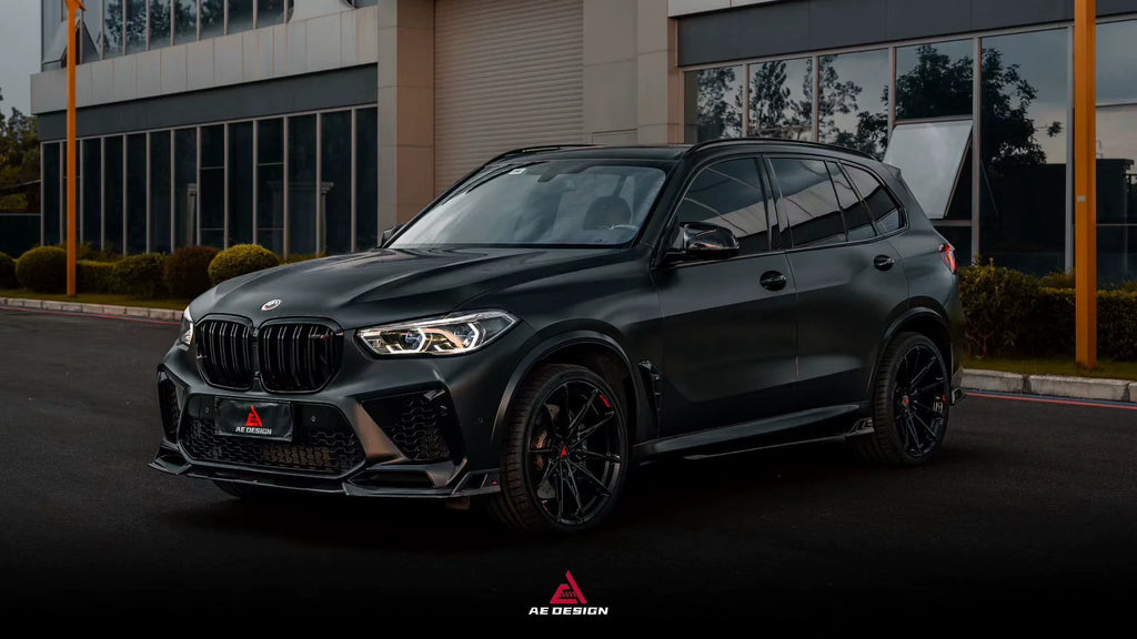 AE DESIGN - BMW X5M F95 PRE-LCI CARBON FIBER FRONT LIP