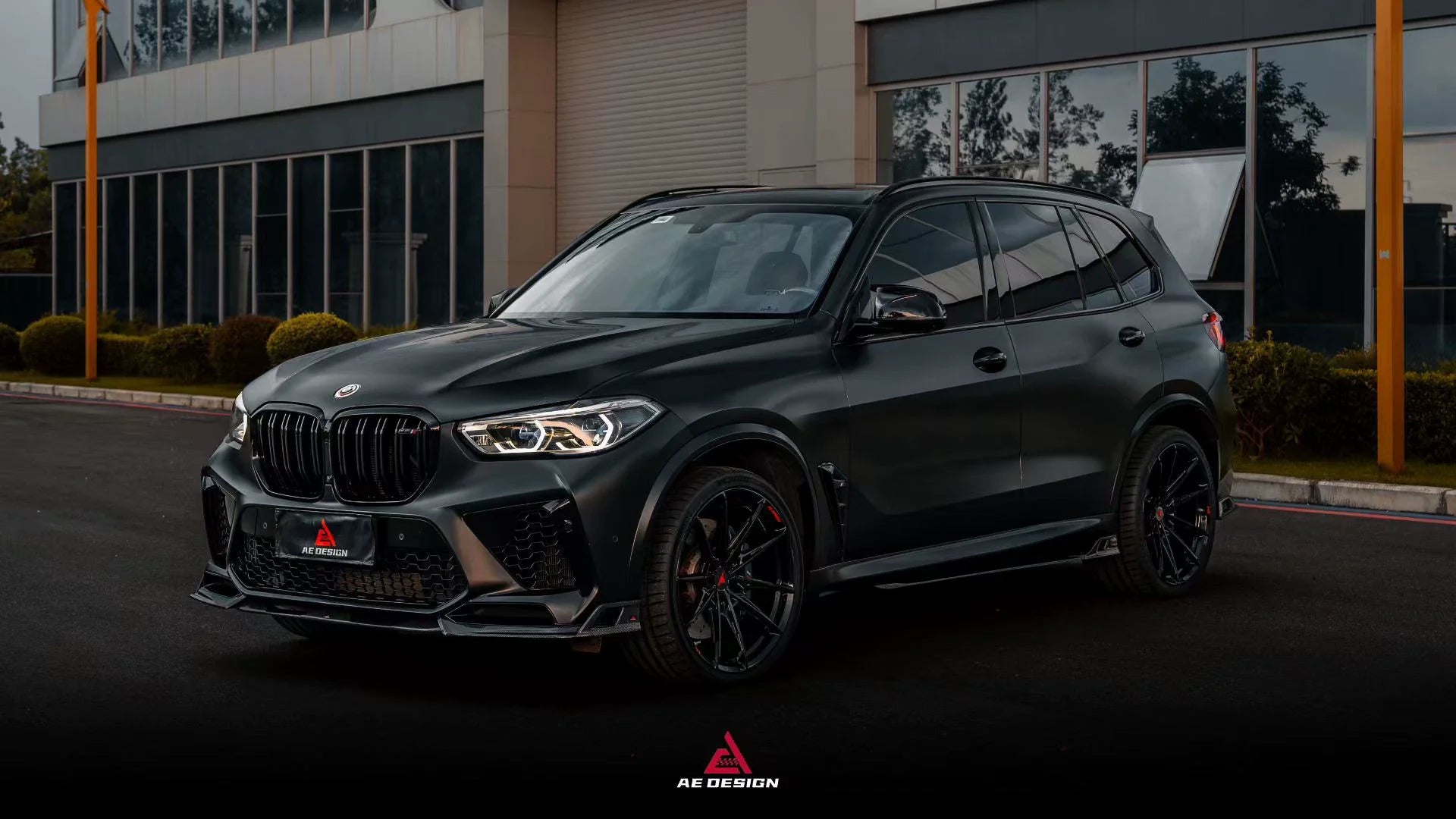 AE DESIGN - BMW X5M F95 PRE-LCI CARBON FIBER FRONT LIP