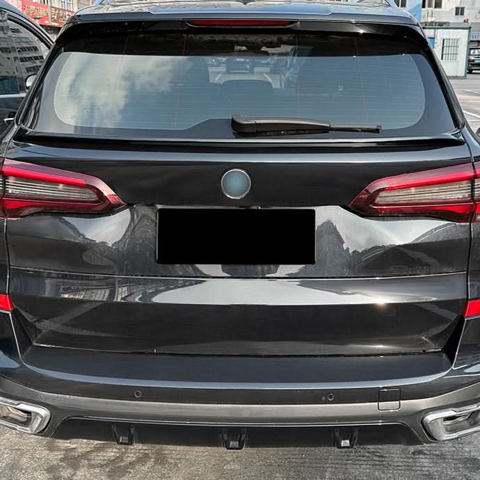 V style Gloss Black Mid Spoiler for BMW G05 X5 19-25
