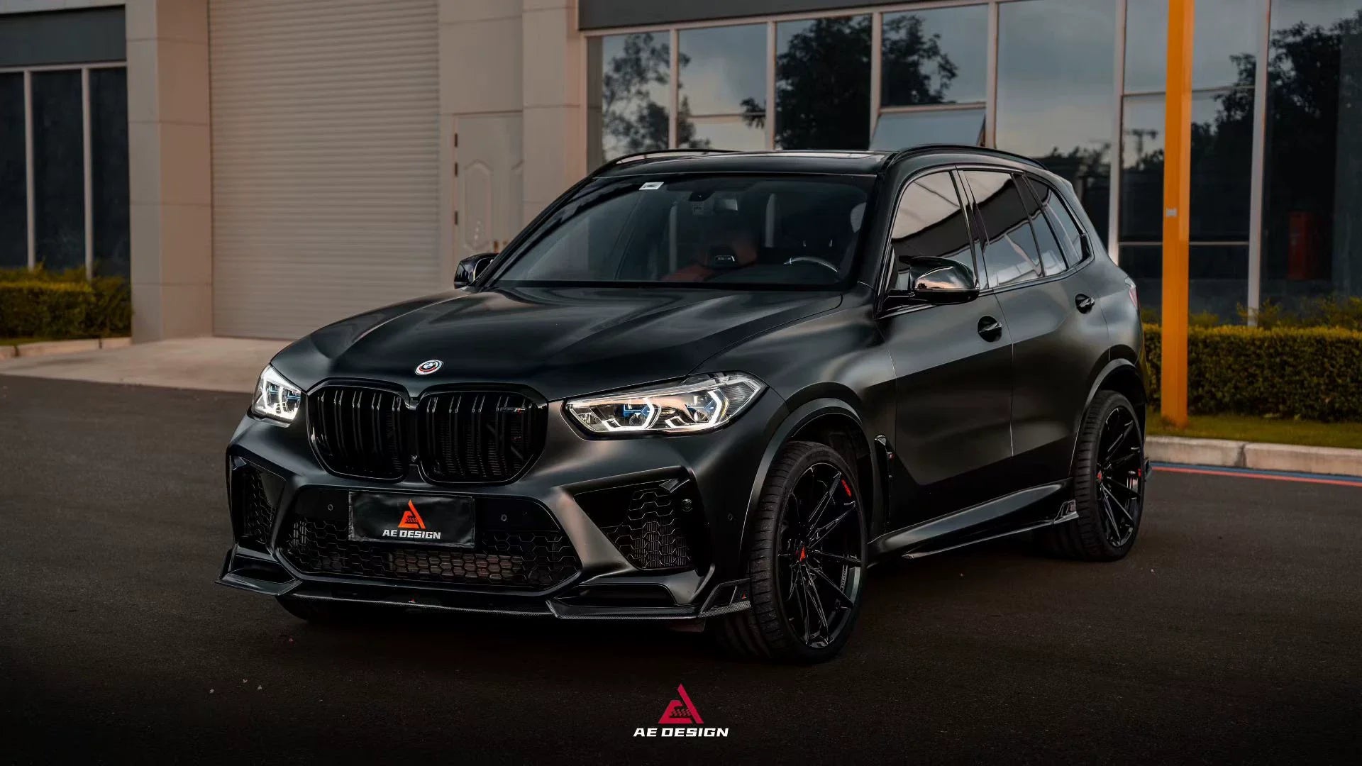AE DESIGN - BMW X5M F95 PRE-LCI CARBON FIBER FRONT LIP