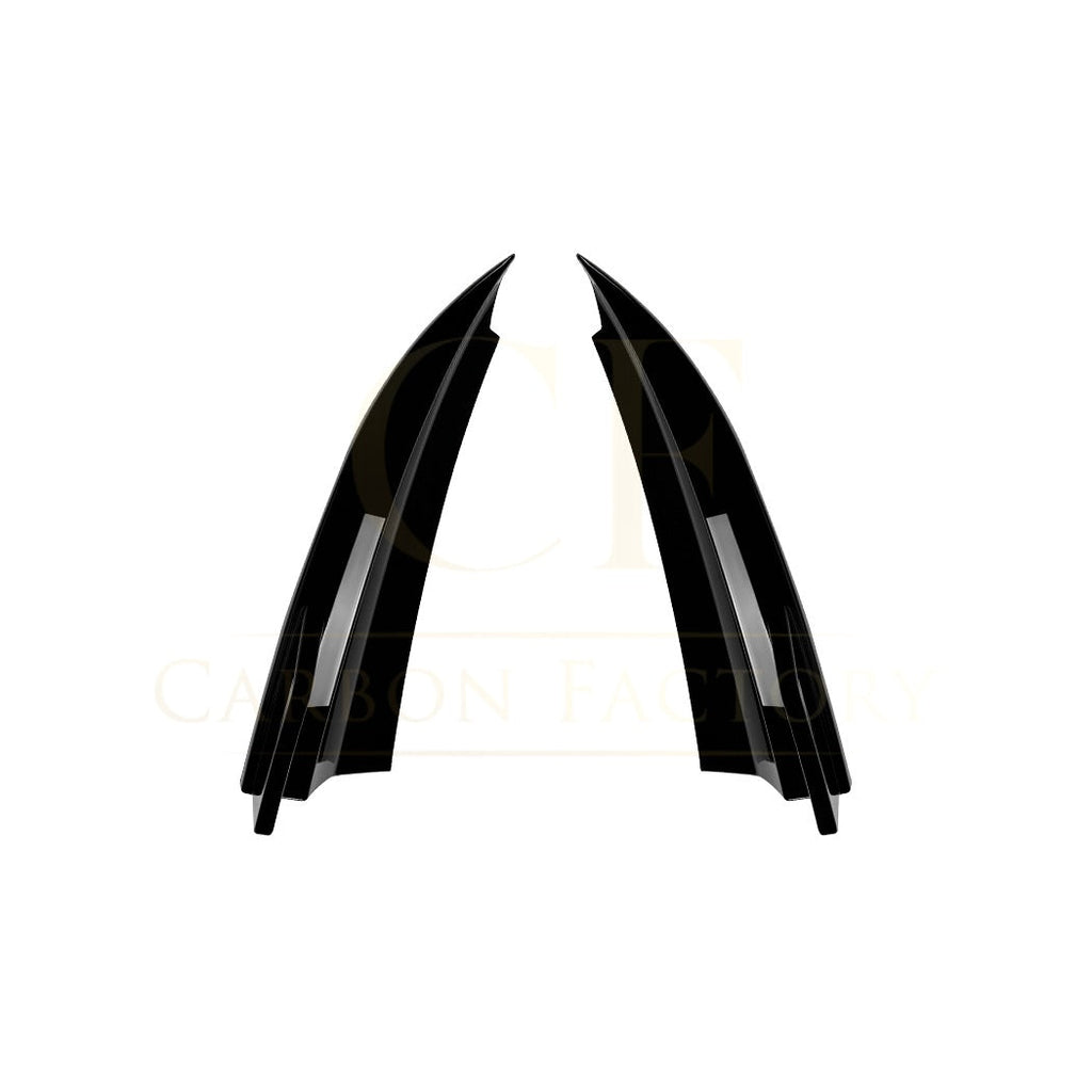 Gloss Black Rear Bumper Spats for Mercedes Benz W204 C Class 08-14