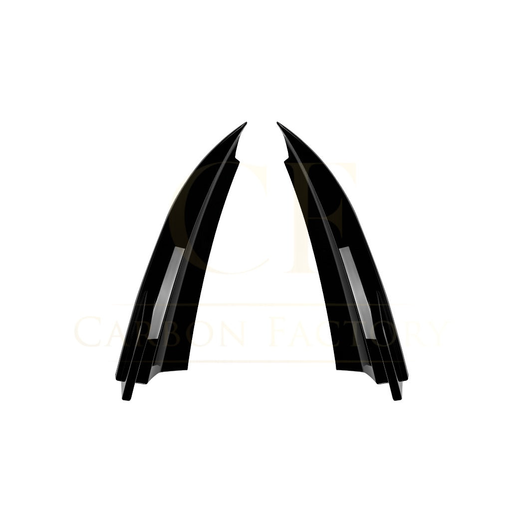 Gloss Black Rear Bumper Spats for Mercedes Benz W204 C Class 08-14