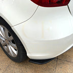Gloss Black Rear Bumper Spats for Mercedes Benz W176 A Class Standard model 13-18