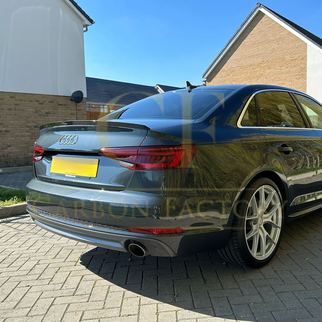 OEM Style Carbon Fibre Boot Spoiler for Audi A4 S4 B9 16-22