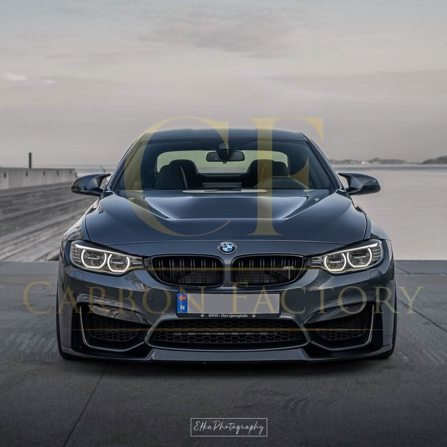OEM Style Carbon Fibre Front Bumper Trims for BMW F80 M3 F82 F83 M4 14-20