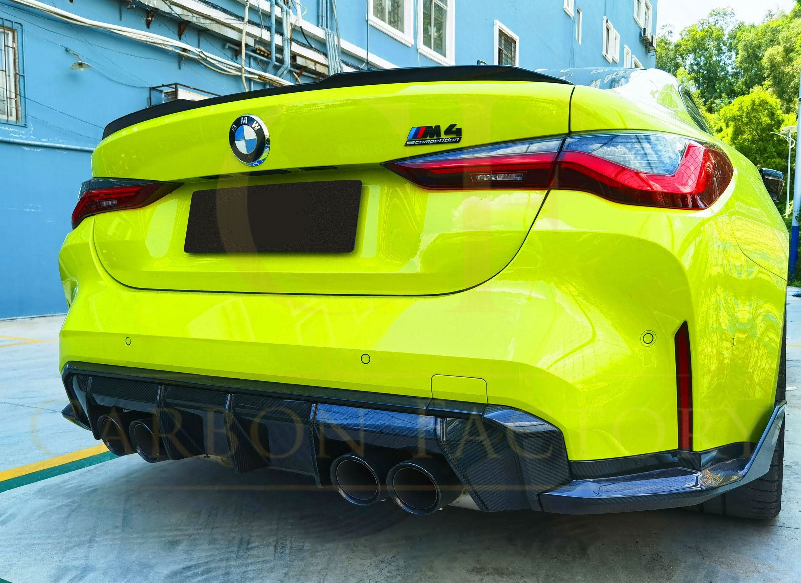 OEM Style Pre-Preg Carbon Fibre Boot Spoiler for BMW G82 M4 G22 4 Series 20-Present