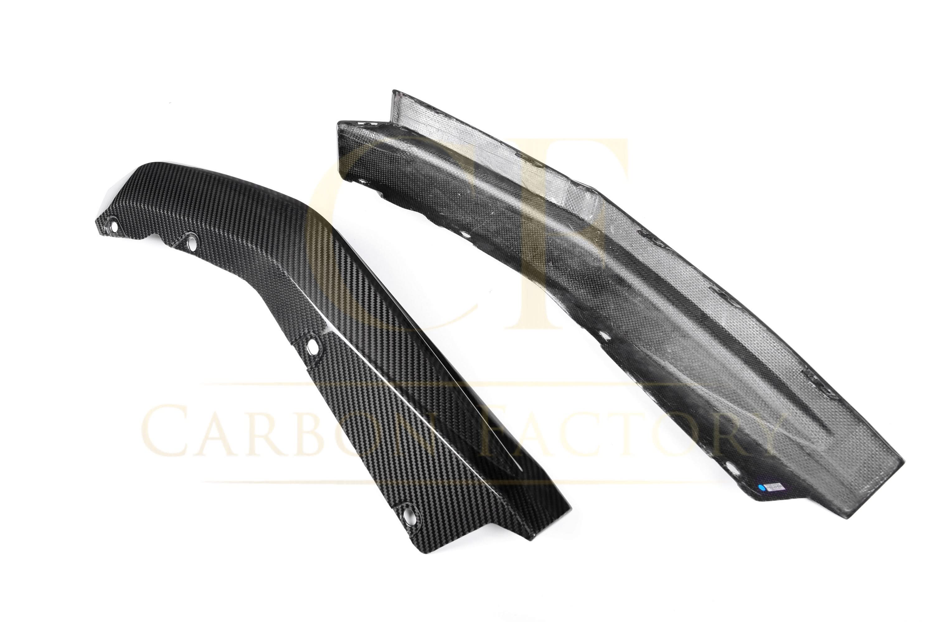 OEM Style Pre-Preg Carbon Fibre Rear Bumper Spats for BMW G80 M3 21-Present