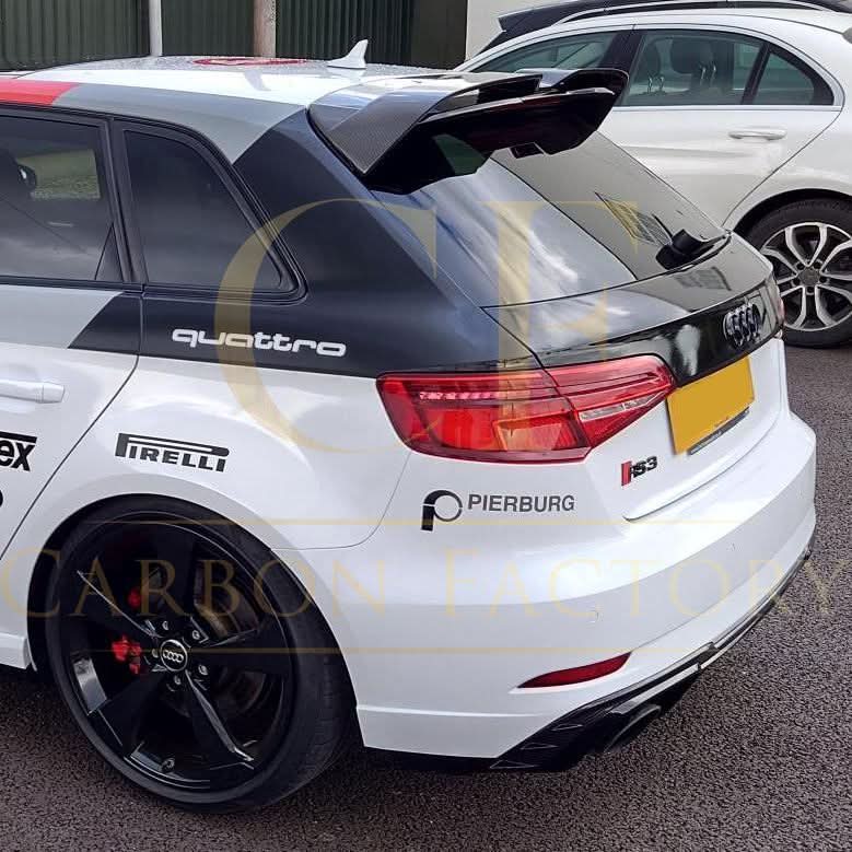 OT Style Carbon Fibre Roof Spoiler for Audi A3 S Line S3 RS3 Hatchback 13-20