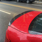 P Style Carbon Fibre Boot Spoiler for Audi A4 S4 B9 16-22
