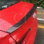 P Style Carbon Fibre Boot Spoiler for Audi A4 S4 B9 16-22