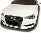 P Style Carbon Fibre Front Splitter for Audi A3 Saloon Non S Line 13-15