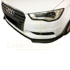 P Style Carbon Fibre Front Splitter for Audi A3 Saloon Non S Line 13-15