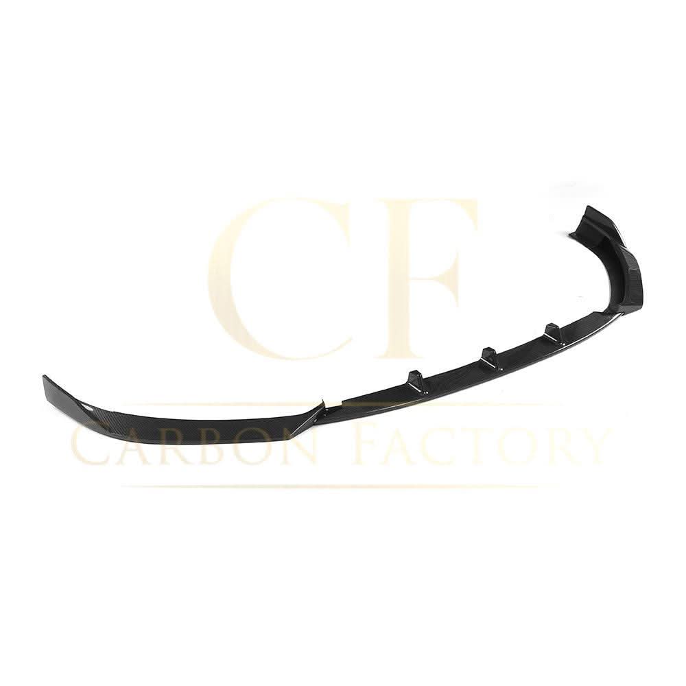P Style Carbon Fibre Front Splitter for Audi A3 Saloon Non S Line 16-19