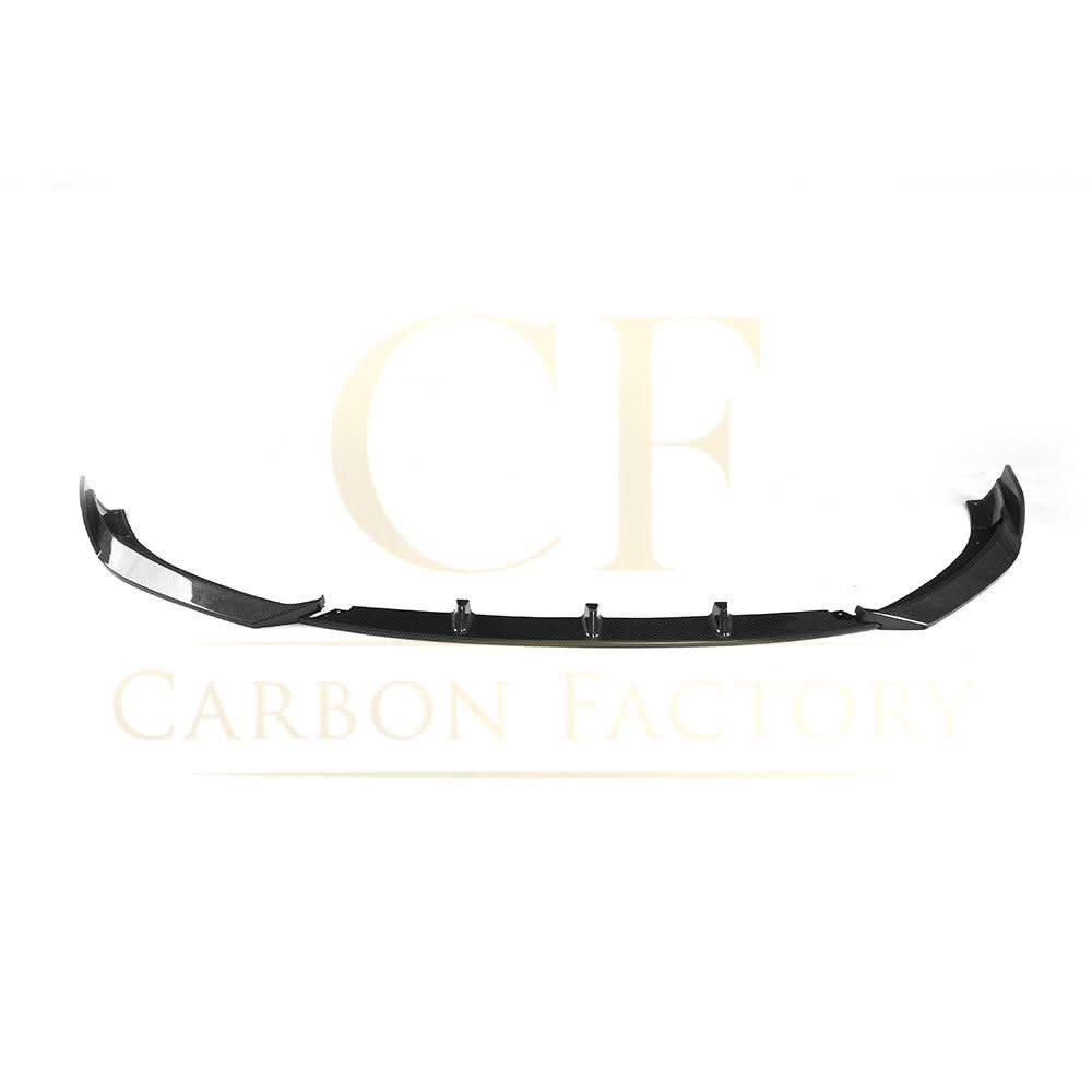 P Style Carbon Fibre Front Splitter for Audi A3 Saloon Non S Line 16-19