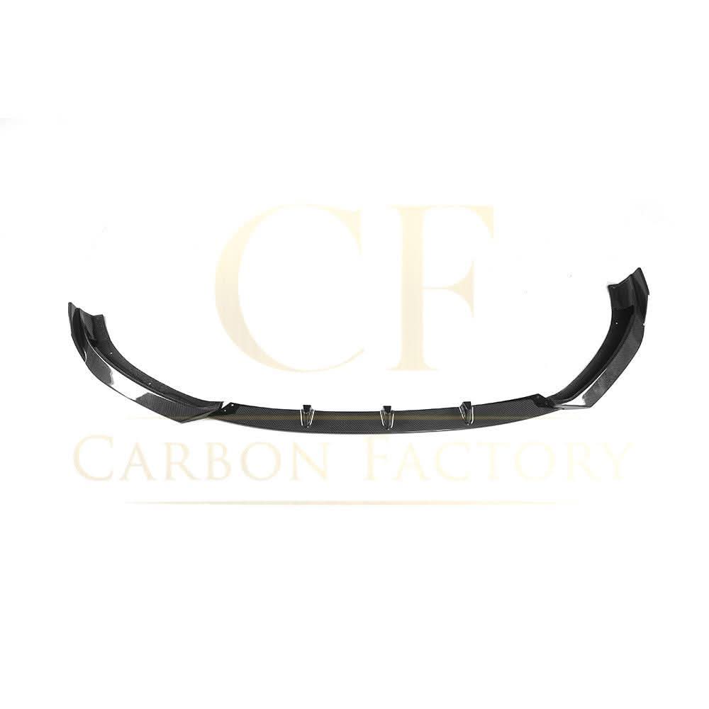 P Style Carbon Fibre Front Splitter for Audi A3 Saloon Non S Line 16-19