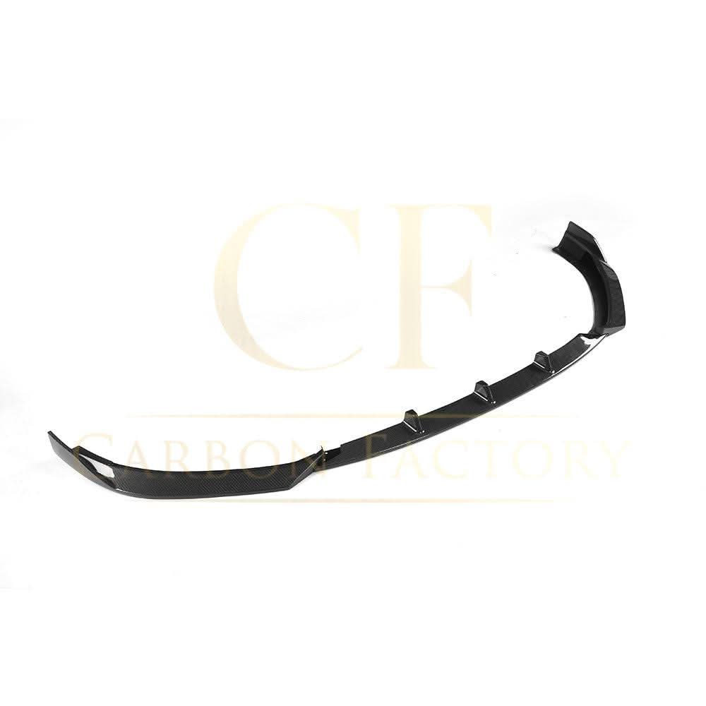P Style Carbon Fibre Front Splitter for Audi A3 Saloon Non S Line 16-19