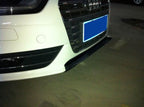 P Style Carbon Fibre Front Splitter for Audi A4 B8.5 Non S Line 13-15