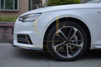 P Style Carbon Fibre Front Splitter for Audi A4 B9 S Line & S4 15-19