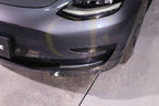 P Style Carbon Fibre Front Splitter for Tesla Model 3 16-23
