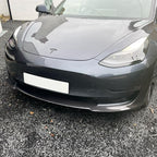 P Style Carbon Fibre Front Splitter for Tesla Model 3 16-23
