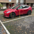 P Style Carbon Fibre Front Splitter for Tesla Model Y 19-23