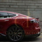 P Style Carbon Fibre Rear Diffuser for Tesla Model S P85 14-15