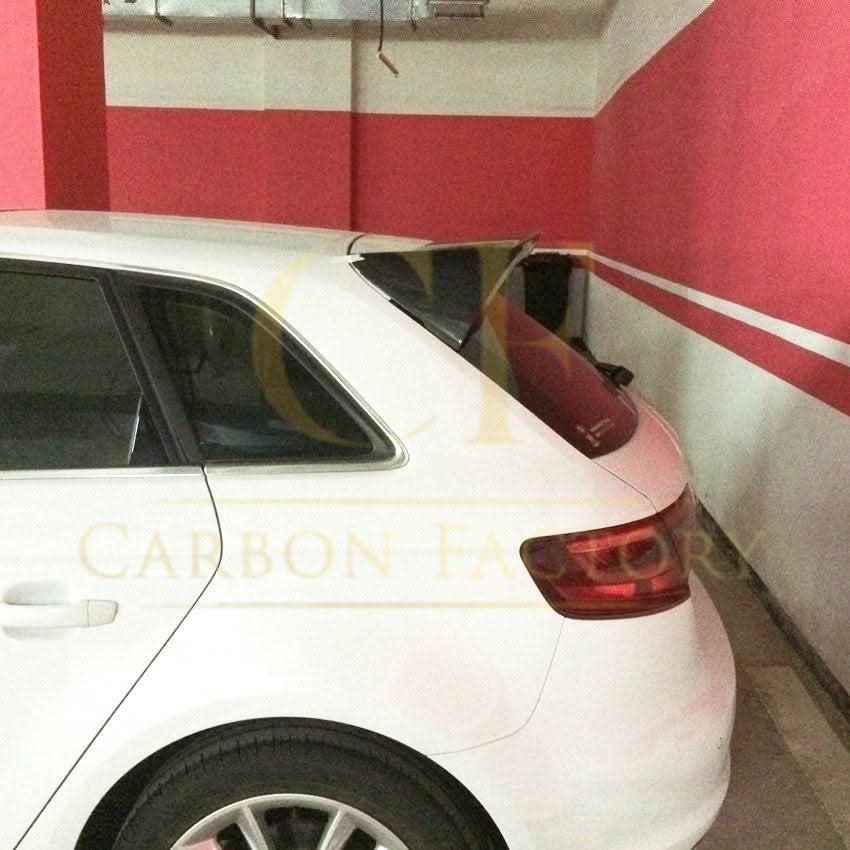 P Style Carbon Fibre Roof Spoiler for Audi A3 5 Door Hatchback 13-19
