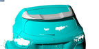 P Style Carbon Fibre Roof Spoiler for Mercedes Benz W176 A Class 13-18