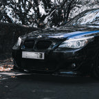 MP Style Gloss Black Front Splitter for BMW E60 E61 5 Series M Sport 05-10