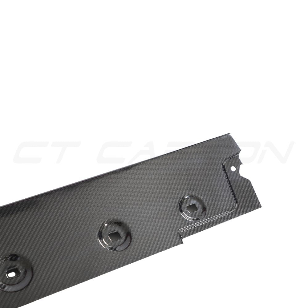 PORSCHE 911 992 TURBO S 2020+ CARBON FIBRE SIDE SKIRTS - CT DESIGN