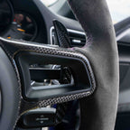 PORSCHE 911/CAYMAN/BOXSTER/CAYENNE/MACAN 2013+ MAGNETIC CARBON FIBRE PADDLES