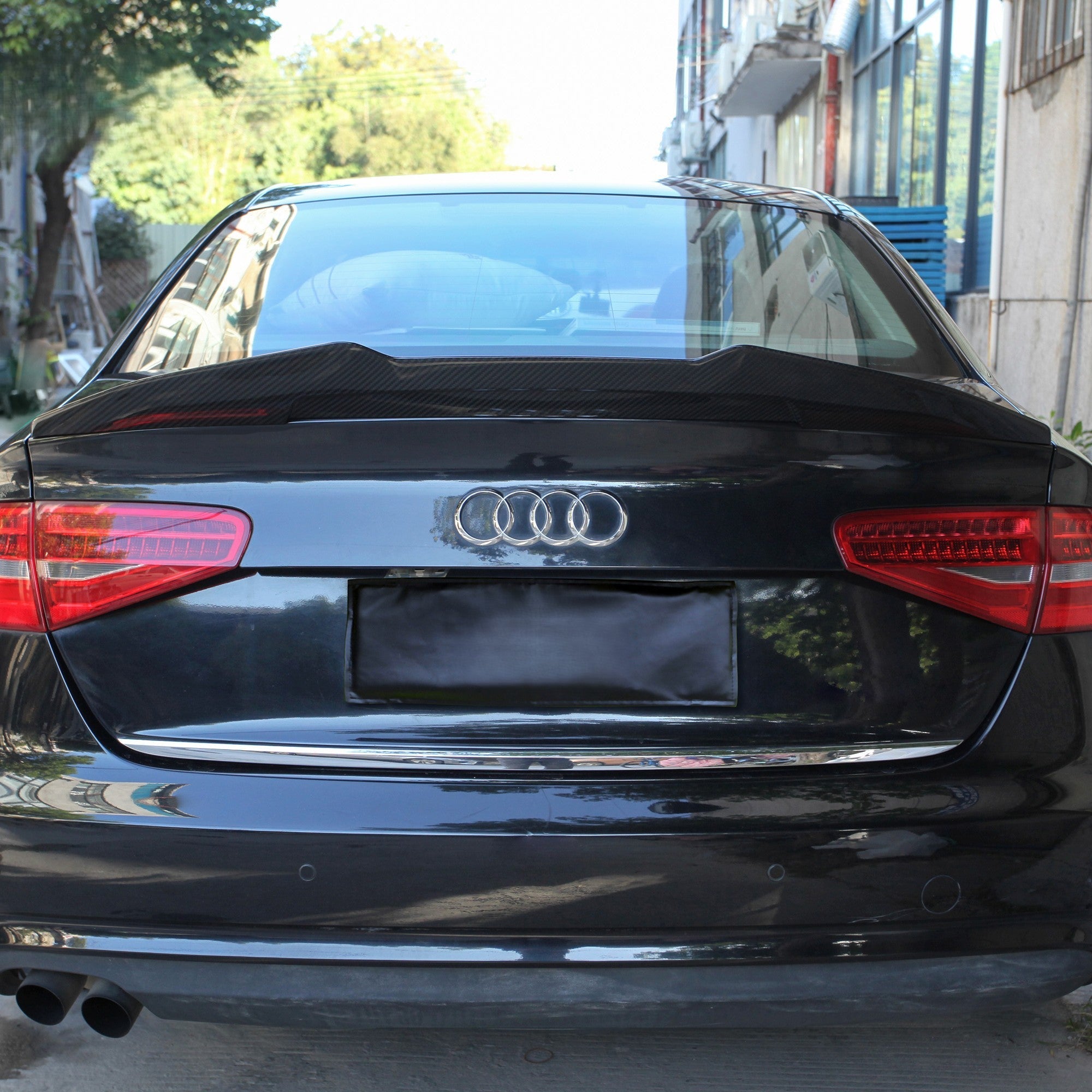 PSM Style Pre-Preg Carbon Fibre Boot Spoiler for Audi A4 B8.5 13-15