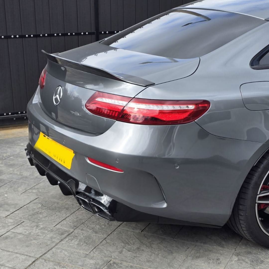 PSM Style Carbon Fibre Boot Spoiler for Mercedes Benz W213 E Class Saloon 16-23
