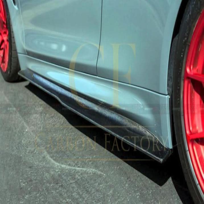 PSM Style Carbon Fibre Side Skirts  Extension for BMW F80 M3 14-20