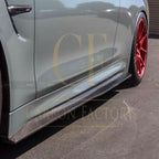 PSM Style Carbon Fibre Side Skirts  Extension for BMW F80 M3 14-20