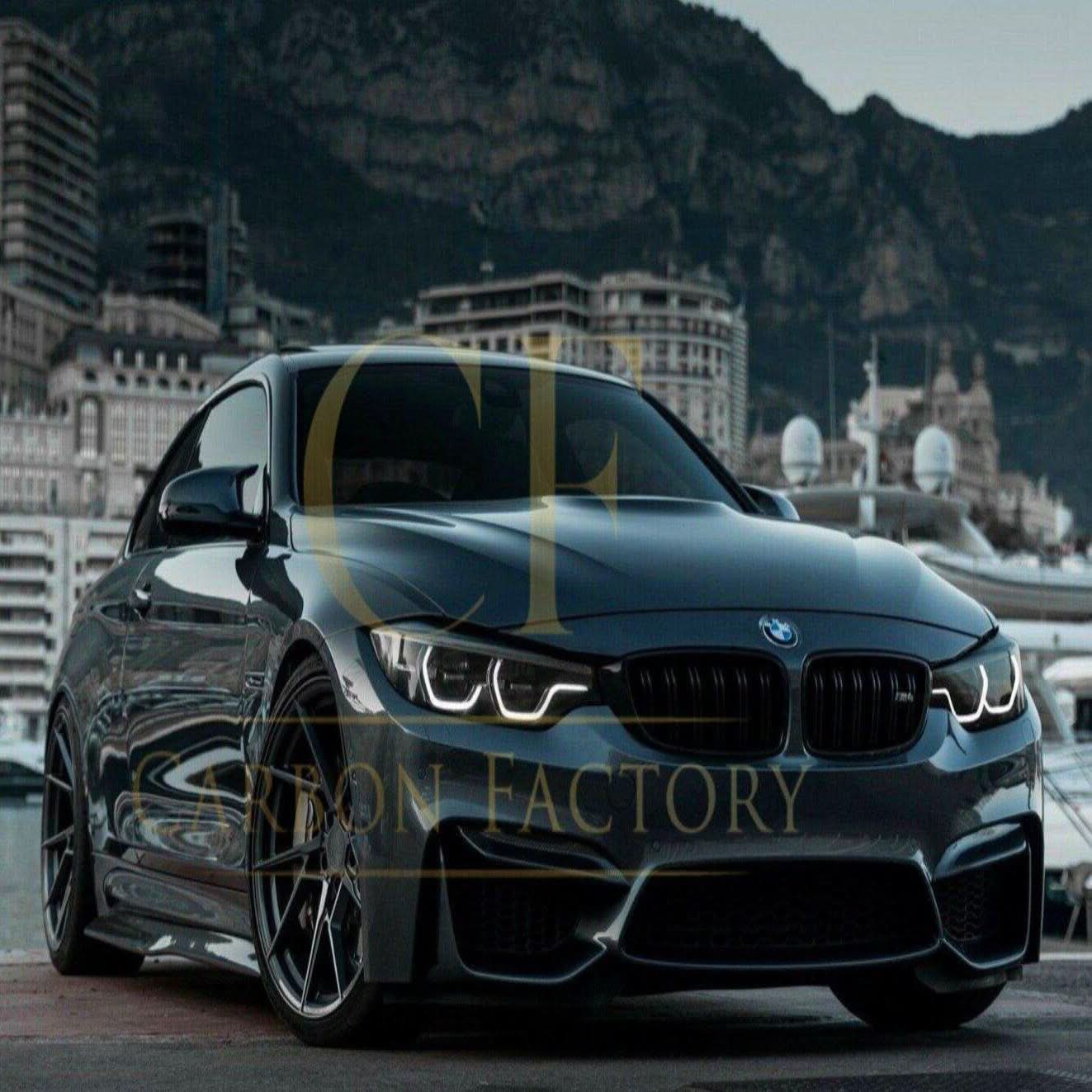 PSM Style Carbon Fibre Side Skirts  Extension for BMW F80 M3 14-20