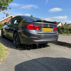 PSM Style Gloss Black Boot Spoiler for BMW 3 Series F30 F80 Saloon inc M3 12-19