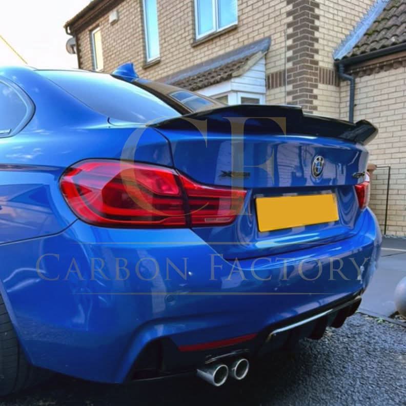PSM Style Gloss Black Boot Spoiler for BMW 4 Series F33 Convertible inc F83 M4 14-20