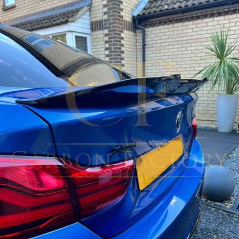 PSM Style Gloss Black Boot Spoiler for BMW 4 Series F33 Convertible inc F83 M4 14-20