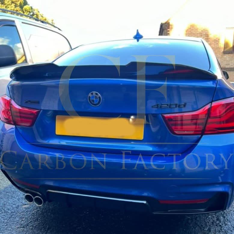 PSM Style Gloss Black Boot Spoiler for BMW 4 Series F33 Convertible inc F83 M4 14-20