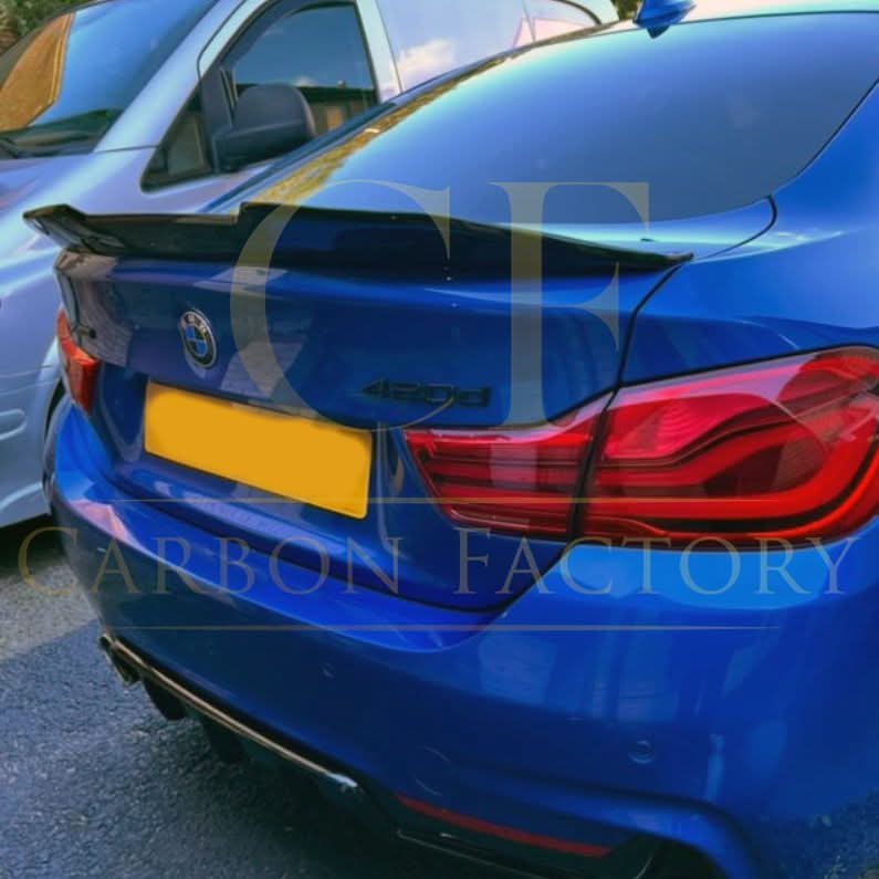 PSM Style Gloss Black Boot Spoiler for BMW 4 Series F33 Convertible inc F83 M4 14-20
