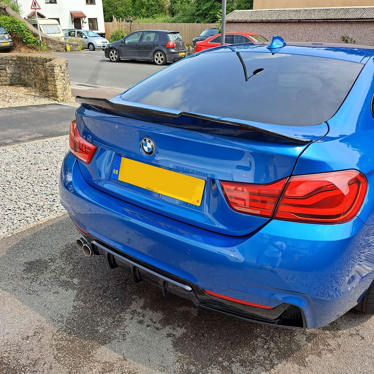 PSM Style Gloss Black Boot Spoiler for BMW 4 Series F36 Gran Coupe 14-20