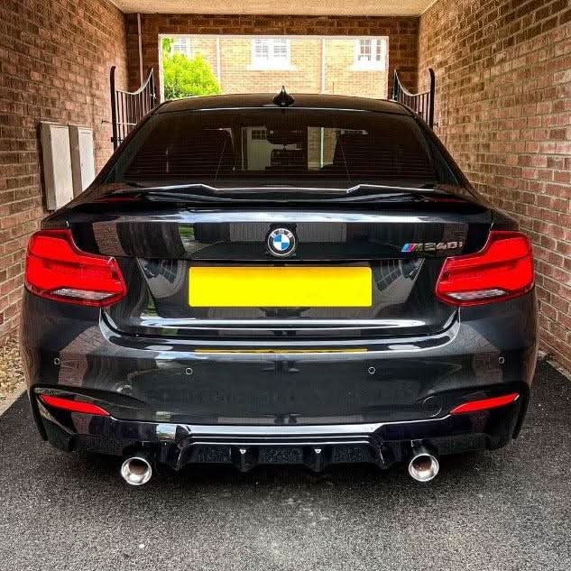 PSM Style Gloss Black Boot Spoiler for BMW F22 2 Series F87 M2 14-20