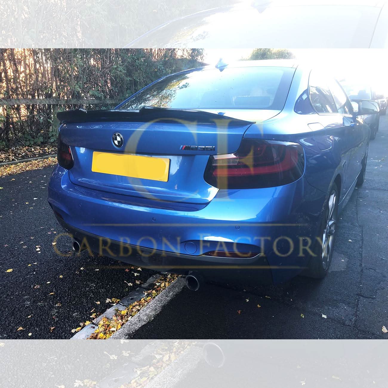 PSM Style Gloss Black Boot Spoiler for BMW F22 2 Series F87 M2 14-20
