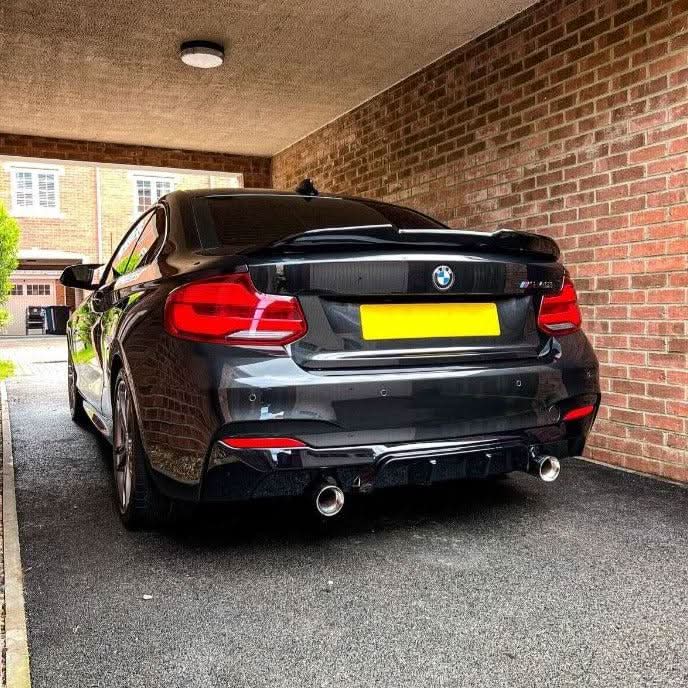 PSM Style Gloss Black Boot Spoiler for BMW F22 2 Series F87 M2 14-20
