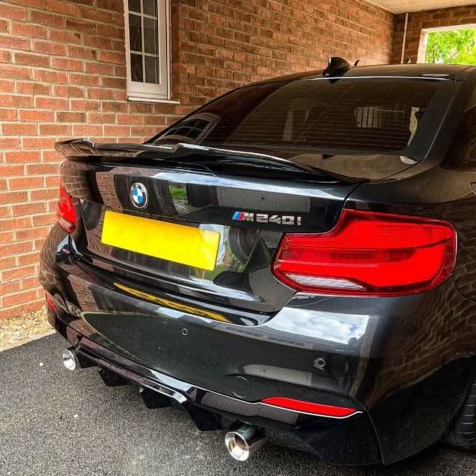 PSM Style Gloss Black Boot Spoiler for BMW F22 2 Series F87 M2 14-20