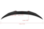 PSM Style Pre-Preg Carbon Fibre Boot Spoiler for Audi A3 S3 RS3 Saloon 13-20