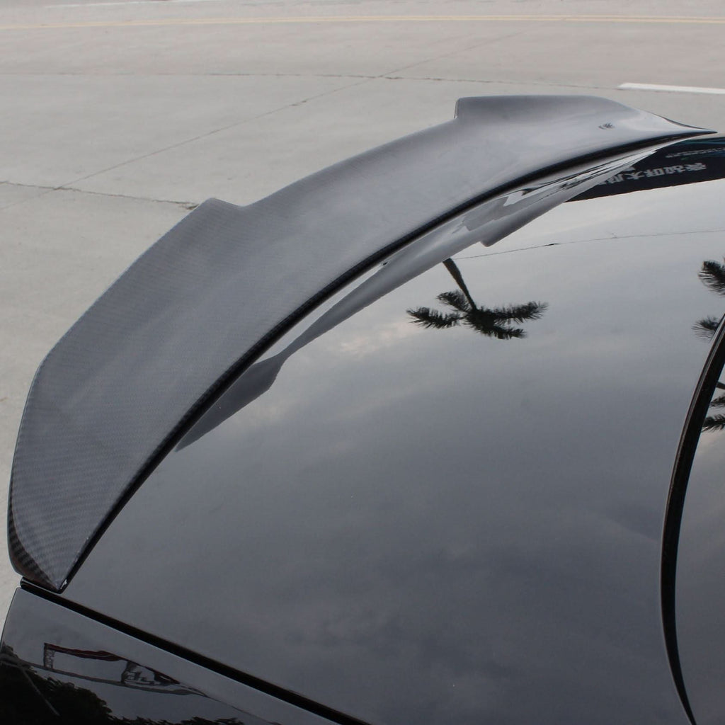 PSM Style Pre-Preg Carbon Fibre Boot Spoiler for Audi A3 S3 RS3 Saloon 13-20